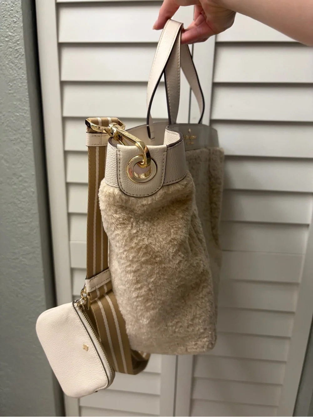 kate spade soft shearling